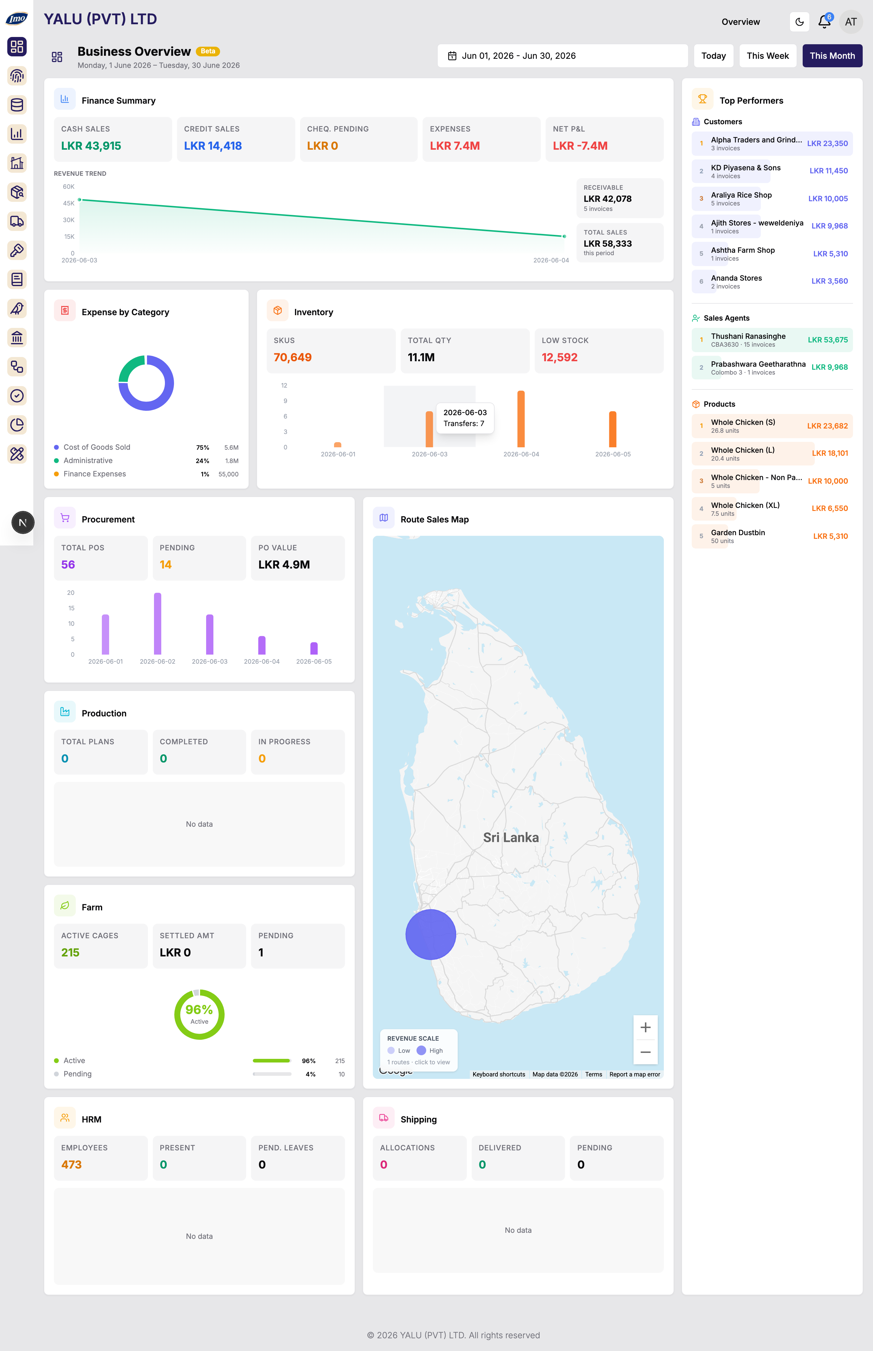 Executive dashboard: your company at a glance